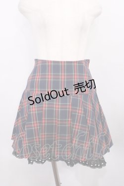 画像1: Heart E / タータンチェックプリーツスカート Free ネイビー H-26-01-06-1023-LO-SK-NS-ZH