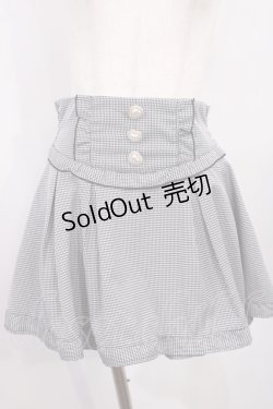 画像1: majoretty / 千鳥格子スカパン M ブラック H-26-01-06-1024-LO-SK-NS-ZH