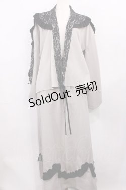 画像1: DearMyLove / フリルレースプリンセス浴衣 L グレー H-26-01-06-1026-EL-OP-NS-ZH