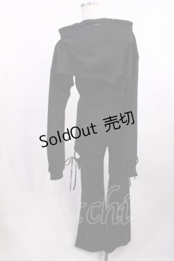 画像2: michell Macaron / セットアップ Free ブラック H-26-01-06-1027-LO-OP-NS-ZH