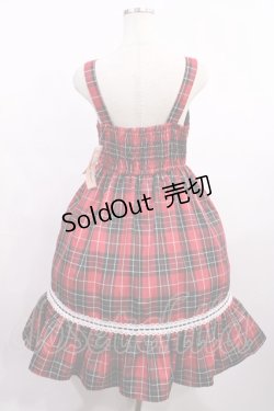 画像2: Eri Aino's collaboration / シャーロットの水曜日 ジャンパースカート L レッド H-26-01-06-1003-LO-OP-NS-ZH