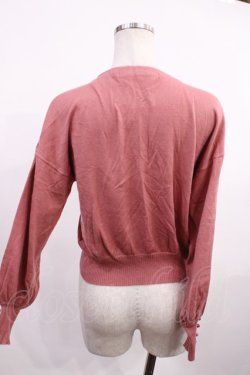 画像2: an another angelus / ボリュームスリーブVネックカーディガン Free PINK H-26-01-06-1031-CA-TO-NS-ZH