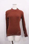 F&A / 釦使いハイネックリブニットプルオーバー Free BROWN H-26-01-06-1032-LO-TO-NS-ZH