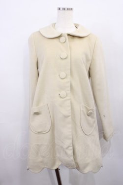 画像1: Fi.n.t / スカラップコート Free アイボリー H-26-01-06-1035-CA-CO-NS-ZH