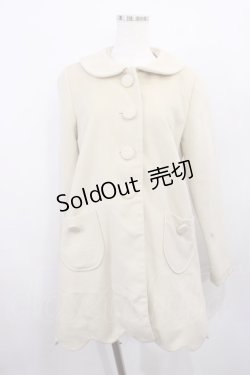 画像1: Fi.n.t / スカラップコート Free アイボリー H-26-01-06-1035-CA-CO-NS-ZH