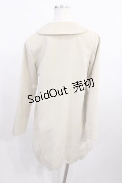 画像2: Fi.n.t / スカラップコート Free アイボリー H-26-01-06-1035-CA-CO-NS-ZH