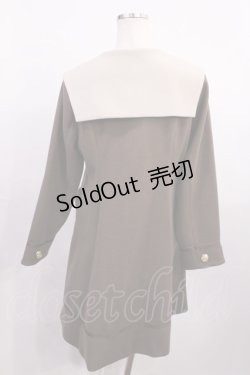 画像2: Amavel / ストライプリボンセーラーコート Free ブラウン H-26-01-06-1036-CA-CO-NS-ZH