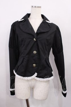 画像1: Eri Aino's collaboration / シャーロットの水曜日 ジャケット L ブラック H-26-01-06-1037-LO-JA-NS-ZH