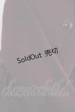 画像4: axes femme / プリーツデザインコート M ワイン H-26-01-06-1038-AX-CO-NS-ZH