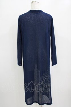 画像3: Ozz On / バックプリントロングカーデ  ブルー H-26-01-06-044-OO-TO-KB-ZT0108H