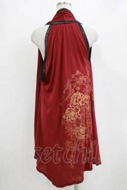 画像3: Ozz oneste / プリントジレ  赤 H-26-01-06-047-OO-TO-KB-ZH