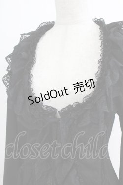 画像4: Qutie Frash / 着物レースカーディガン  ブラック H-26-01-06-049-QU-TO-KB-ZH