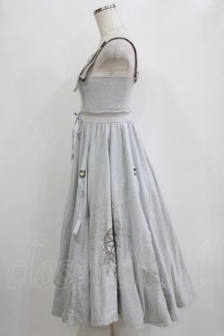 画像2: Rozen Kavalier / 刺繍プリントキャミワンピース  グレー H-26-01-06-005-OO-OP-KB-ZH