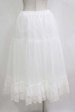 画像3: Melody BasKet / Cotton candyロングパニエ  アイボリー H-26-01-06-051-LO-SK-KB-ZH