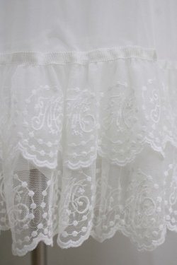 画像4: Melody BasKet / Cotton candyロングパニエ  アイボリー H-26-01-06-051-LO-SK-KB-ZH