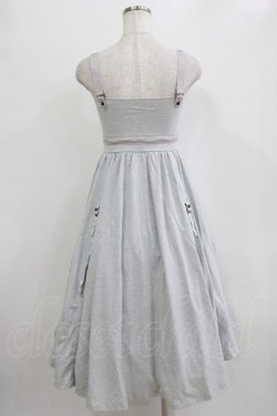 画像3: Rozen Kavalier / 刺繍プリントキャミワンピース  グレー H-26-01-06-005-OO-OP-KB-ZH