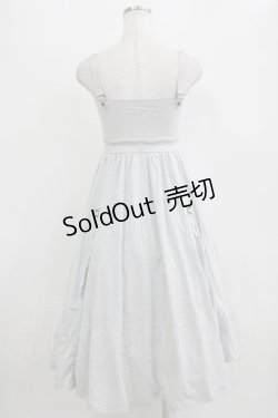 画像3: Rozen Kavalier / 刺繍プリントキャミワンピース  グレー H-26-01-06-005-OO-OP-KB-ZH