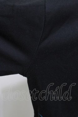 画像6: TRAVAS TOKYO / Fire bear H/S Hoodie  ブラック×ブルー H-26-01-06-058-PU-TO-KB-ZT0108H