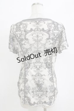 画像3: Rozen Kavalier / 総柄プリントトップス  グレー H-26-01-06-062-OO-TO-KB-ZT547