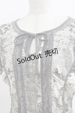 画像4: Rozen Kavalier / 総柄プリントトップス  グレー H-26-01-06-062-OO-TO-KB-ZT547