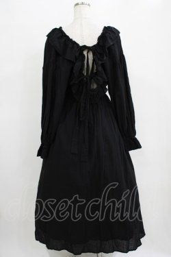 画像3: merry jenny / ribbonガーゼ2wayワンピース  ブラック H-26-01-06-006-LO-OP-KB-ZH