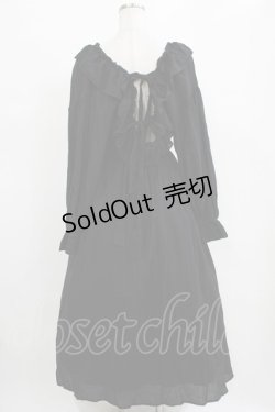 画像3: merry jenny / ribbonガーゼ2wayワンピース  ブラック H-26-01-06-006-LO-OP-KB-ZH