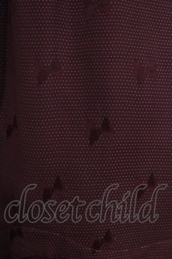 画像4: Jane Marple Dans Le Salon / Ribbon jacquardダンドールスカート  ボルドー H-26-01-06-007-JM-SK-KB-ZH