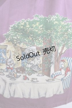 画像4: Emily Temple cute / アリスのティーパーティーフリルノースリーブワンピース  パープル H-26-01-06-001-ET-OP-KB-ZH