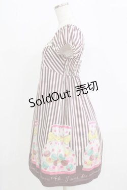 画像2: Emily Temple cute / ラッピングマカロンワンピース  チャ H-26-01-06-010-ET-OP-KB-ZH