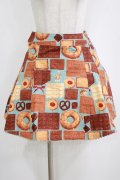 Emily Temple cute / ビスケット＆チョコスカート  サックス H-26-01-06-018-ET-SK-KB-ZH