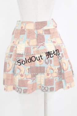 画像3: Emily Temple cute / ビスケット＆チョコスカート  サックス H-26-01-06-018-ET-SK-KB-ZH