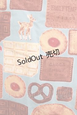 画像4: Emily Temple cute / ビスケット＆チョコスカート  サックス H-26-01-06-018-ET-SK-KB-ZH