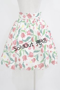 画像3: Jane Marple / チューリップスカラップスカート  オフホワイト H-26-01-06-002-JM-SK-KB-ZH