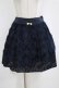 画像1: Emily Temple cute / フワフワダイヤ柄シフォンスカート  ネイビー H-26-01-06-020-ET-SK-KB-ZH (1)