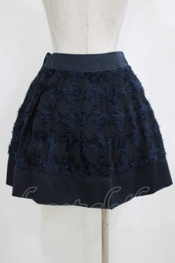 画像3: Emily Temple cute / フワフワダイヤ柄シフォンスカート  ネイビー H-26-01-06-020-ET-SK-KB-ZH