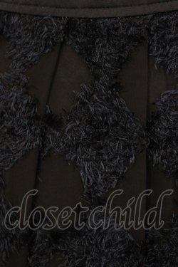 画像4: Emily Temple cute / フワフワダイヤ柄シフォンスカート  ネイビー H-26-01-06-020-ET-SK-KB-ZH