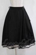 axes femme / ラッフルフリルイレヘムスカート M ブラック H-26-01-07-025-AX-SK-NS-ZH