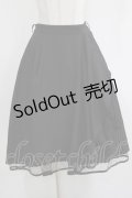 axes femme / ラッフルフリルイレヘムスカート M ブラック H-26-01-07-025-AX-SK-NS-ZH