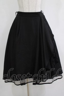 画像1: axes femme / ラッフルフリルイレヘムスカート M ブラック H-26-01-07-025-AX-SK-NS-ZH
