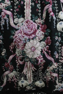 画像4: BABY,THE STARS SHINE BRIGHT / アントワネットブーケ柄 ゴブランコルセットジャンパースカートII Free ブラック H-26-01-07-002-BA-OP-NS-ZH