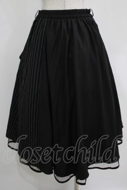 画像3: axes femme / ラッフルフリルイレヘムスカート M ブラック H-26-01-07-025-AX-SK-NS-ZH