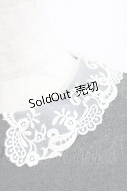 画像4: F i.n.t / オーガンジー襟プリーツワンピース Free グレー H-26-01-07-029-CA-OP-NS-ZH