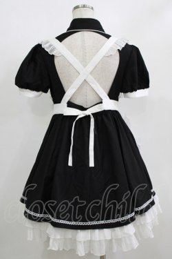 画像3: Your Highness（海外ロリータブランド） / エプロン付きワンピース M ブラック H-26-01-07-030-PU-OP-NS-ZH