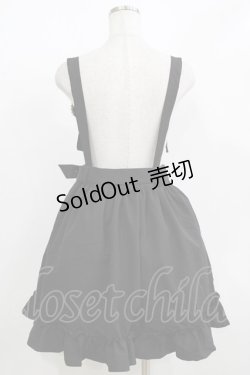 画像3: DearMyLove / ストーンバックルサスフリルスカート 3L ブラック H-26-01-07-031-EL-SK-NS-ZH