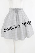 Ank Rouge / スピンドルチェックスカート M グレー H-26-01-07-033-CA-SK-NS-ZH