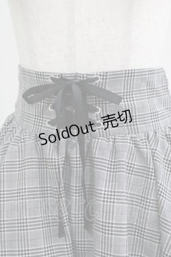 画像4: Ank Rouge / スピンドルチェックスカート M グレー H-26-01-07-033-CA-SK-NS-ZH