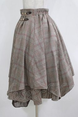 画像2: axes femme / ビット使いサススカート M ブラウン H-26-01-07-034-AX-SK-NS-ZH