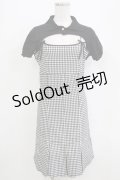 michellMacaron / ショートボレロアンサンブルギンガムワンピ Free ブラック H-26-01-07-036-GO-OP-NS-ZH