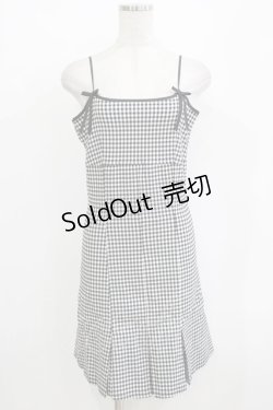 画像4: michellMacaron / ショートボレロアンサンブルギンガムワンピ Free ブラック H-26-01-07-036-GO-OP-NS-ZH