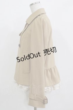 画像2: Franche Lippee / 裾フリルコート M キャメル H-26-01-07-037-LO-CO-NS-ZH